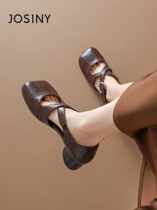 Josiny | High Heel Breathable Fall Mary Jane Shoes