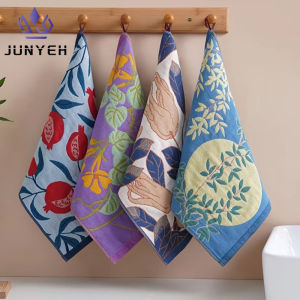34x40cm Large Hand Towel 4 Layer Cotton Gauze Pure Cotton Dish Cloth Quick Dry Tea Towel Home Restaurant Kitchen Towel