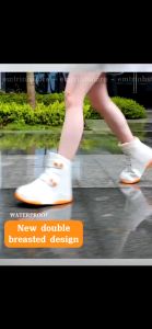 Ủng Giày Đi Mưa Chất Liệu Silicon Chống Thấm Nước Đế Giày Chống Trơn Trượt.