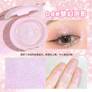 GOGO Tales Single Color Highlighter Palette Shimmer Potato Clay Highlighting Face Brightening Illuminator for All Skin Types