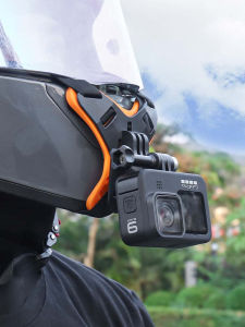 Motorcycle Helmet Phone Holder Jaw Fixed Riding Viewpoint Shooting Equipment Motorcycle Riding Recorder Bike Mounts