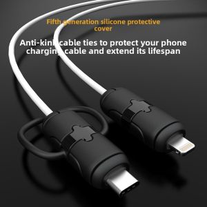 YZ | Anti-Bend Bite-Proof Connector Protector for Apple 17 Data Cable and iPhone 16 Pro Max