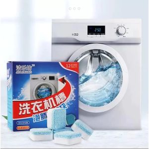 Tablet Pembersih Mesin Cuci Sabun Penghilang Bau Anti Bakteri Deep Cleaning Washing Machine