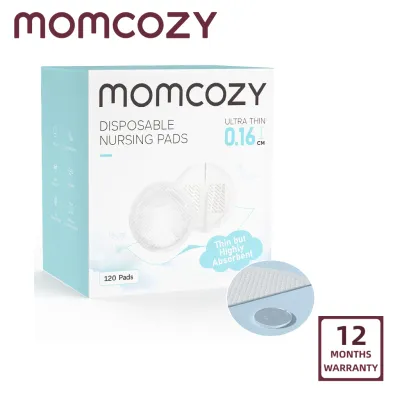 Momcozy Ultra-Thin Disposable Nursing Pads Ultra-Absorbent and Breathable Portable Breast Pads Make The Breasts Light and Unburdened with Reinforced Adhesive Individually Packaged