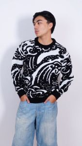 KIZARU Crewneck Knitwear KANAGAWA