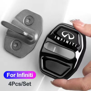 4PCS Car Door Lock Cover Stainless Steel Protection Accessories For Infiniti Q50 G37 FX30 FX35 Q60 QX50 M37 ESQ JX35 QX70 Q30 EX