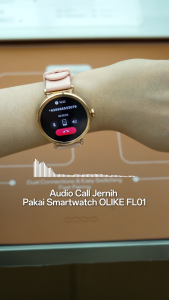 Smartwatch Wanita Olike Atlas FL01 Pink Rose Color
