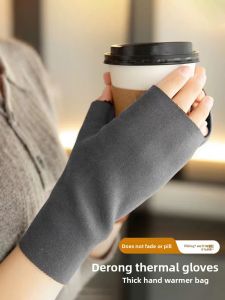 JIFANPAUL | Insulating Touch Screen Friendly Half Finger Gloves Women Winter