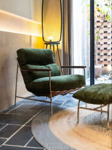 PURPLELEAF | Vintage Minimalist Balcony Sofa Chair