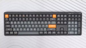 Bàn phím không dây HyperWork SilentKey Mini HPW-TS01-BLK Đen - Hàng chính hãng