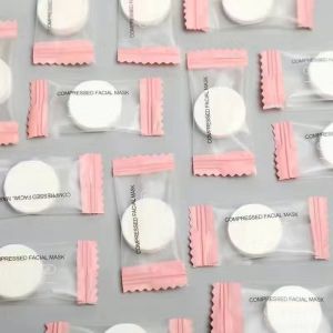 Professional Salon Compressed Facial Mask Paper Ultra Thin Breathable Pure Cotton Skin Friendly Spa Therapy Discs Moisturizing