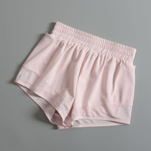 Quick Dry High Waist Anti-See Through Shorts Set