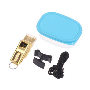 ★▲Professional Football Referee Whistles With Lanyard Box Big Sound Plastic Whistles Basketball Whistles Equipment