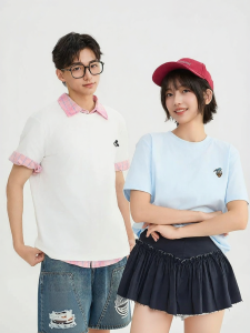 SANFU | Mickey Embroidered Short Sleeve T-Shirt