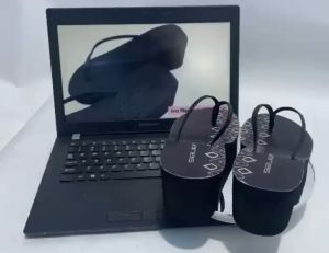 ZS73 Sandal wedges wanita BERNADETH big saze 36-43 sandal high 6.5 cm cewek 0211