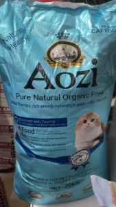 10kg 20kg Aozi Cat Kitten Organic Ingredients All Stages Adult Kitten Cat Cats Dry Pet Food Essentials