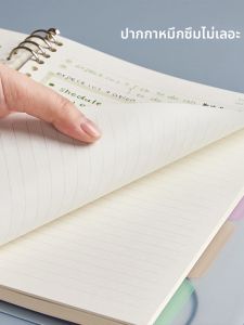 OUKUMAN | Ergonomic Removable Ring Loose-Leaf Notebook A4