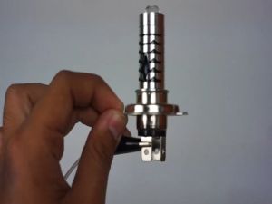 Lampu utama Led H4 Kaki Vixion laser jauh dekat putihkuning senja biru Universal