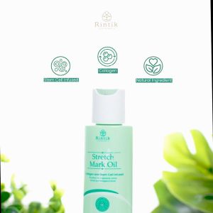 Paket Bundling Rintik Skincare: Collagen & Stem Cell Infused Stretch Mark Oil 90ml