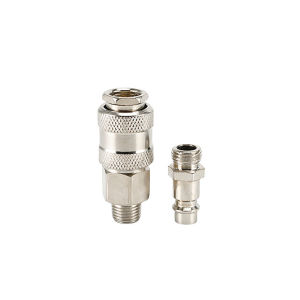 EU Standard Quick Coupling Connector Type Pneumatic Fitting PM/SM20 Coupler For Air Compressor With G1/4 Male Thread