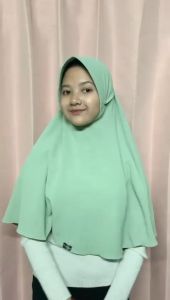 Hijab bergo pet tali crinkle Premium crinkle airflow / jilbab instan crinkle airflow hijab termurah jilbab terbarukerudung masa kini