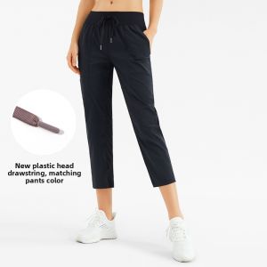 Summer Lightweight Breathable Running Fitness Cropped Pants