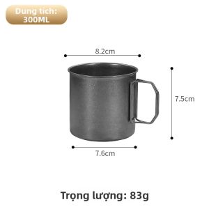 JINDONG | Cốc Thép Không Gỉ Đa Năng Dung Lượng Lớn