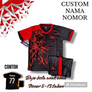 BAJU BOLA NAMA SENDIRI SABLON NAMA BAJU BOLA FUTSAL JERSEY OLAHRAGA ANAK ANAK UMUR 5-13 TAHUN MAX BB 38