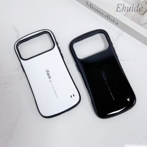 iFace Case For iPhone 17 Pro Max 15 16 Plus 17 Air Classic Smooth Glossy Shockproof Luxury Hard Plastic Back Phone Cover Coque