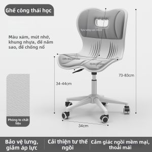 FWTDF | Ghế xoay làm việc đệm êm điều chỉnh độ cao linh hoạt