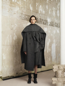 ICICLE | Wool Silk Double Face Winter Coat
