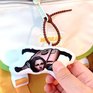 จี้เสียงหยุดยิง ตุ๊กตาสัตว์เลี้ยงพวงกุญแจแบบสั่งเสียง ของขวัญสร้างสรรค์ อุปกรณ์พิเศษ เรียบง่ายและน่ารัก