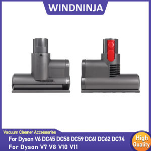 For Dyson V6 DC45 DC58 DC59 DC61 DC62 DC74 V7 V8 V10 V11 Vacuum Cleaner Part Mini Motorized Brush Head Mite Removal Suction Head