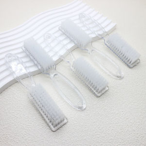 Bộ Cọ Vẽ Móng Tay Clear Handle - 2/4/6/8/10 Chiếc Dụng Cụ Làm Móng Tay Và Chân Mềm Mại Để Làm Sạch Bụi - Chăm Sóc Móng Tay Đa Năng