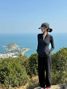 Quick Dry Slim Fit Sun Protection Yoga Outerwear Womens Long Sleeve Fitness Pilates Training Sports Top Gymnastics Shirt