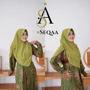 (New Product) JILBAB MUSLIMAT NU CERUTY 2 LAYER PITA