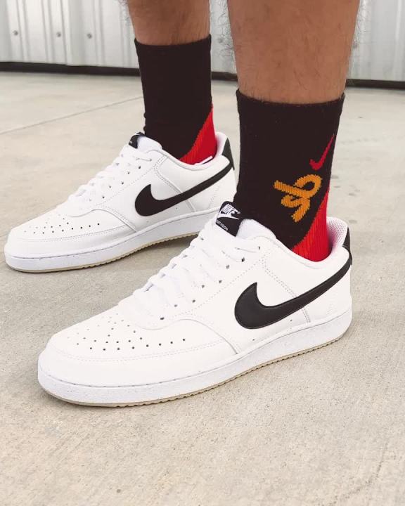 nike court white black