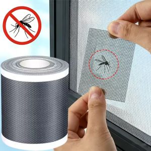 Cuttable Breathable High Toughness Screen Patch Tape 7/12cm Wide 5/10m Length for Window Door Tent Net Crack Repair