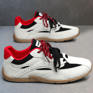 Casual Mens Shoes Autumn Winter Low Top Sneakers Student Youth Retro Running Sports Trendy Shoes Mesh Upper Upgraded Glueing