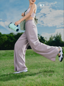 Beneunder | High Waist Straight Leg Trousers
