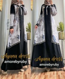 GAMIS AYANA DRESS/GAMIS KONDANGAN MEWAH/GAMIS AMORE BY RUBY