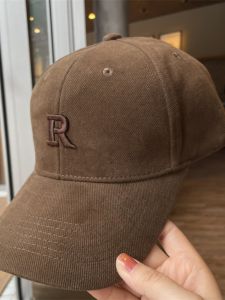 หมวกเบสบอลทรงกลมสไตล์อเมริกันสำหรับผู้หญิง ฤดูใบไม้ผลิและฤดูใบไม้ร่วง หมวกทรงปากเป็ด ขนาดใหญ่ ทรงแข็ง หมวกเบสบอลสไตล์เกาหลี