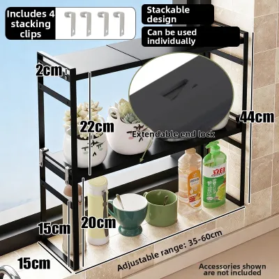 QIMAHUANGZI | Space-saving Kitchen Window Shelf Compact