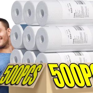 500PCS Disposable Kitchen Cleaning Cloth Non-woven Fabric Towels Scouring Pad Oil-free Dish Cloths Hand Wipe Rags Daily Cleaning Tools