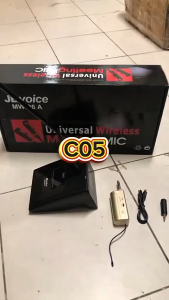 C05 ORI 100% MIC WIRELESS SINGLE MEJA MIK TUNGGAL PODIUM WIRELES 1 SET TABLE DESK OEM ODM GOSENECK