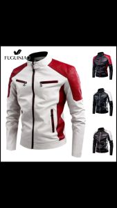 FUGUINIAO Male Leather Jacket: Stylish & Comfortable Outerwear