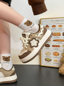 Womens Thick Bottom Board Shoes Student Unique Design Versatile Fall 2025 New Style Casual Sneakers Comfortable All-Match