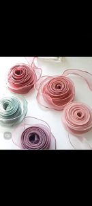 ริบบิ้นผ้าโปร่ง หน้ากว้าง 4cm ยาว 10m ริบบิ้นผ้าชีฟอง ริบบิ้นซีทรู ริบบิ้นผ้าแก้ว สําหรับตกแต่งเค้ก