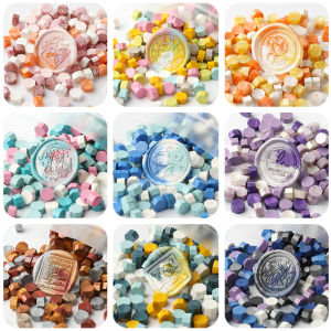 200pcs/bag Octagon Mixed Color Sealing Wax Beads For Seal Stamp Great for Card EnvelopeWedding InvitationGift Wrapping