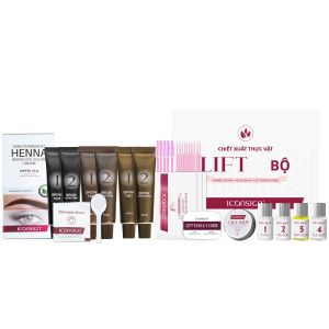 Bộ Dụng Cụ Uốn Mi Chuyên Nghiệp Nâng Mi & Nhuộm Bán Vĩnh Cửu Nhuộm Lông Mày Đen Bộ Dụng Cụ Trang Điểm Mi Và Lông Mày Giúp Làm Dày Và Dài Mi